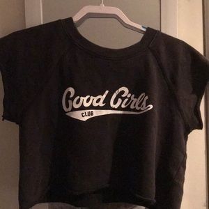 Forever21 good girls club black sweater shirt
